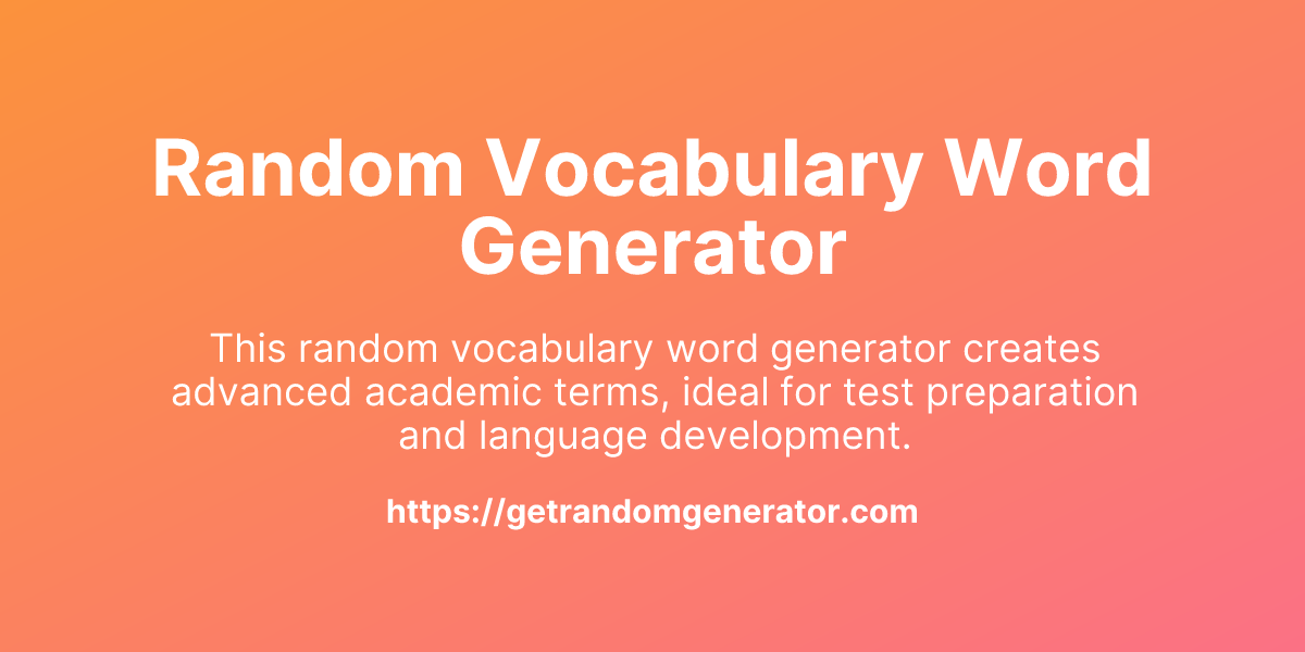 Random Vocabulary Word Generator Get Random Generator random-vocabulary-word-generator-get-random-generator